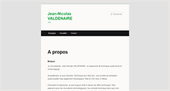 Desktop Screenshot of jnvaldenaire.com